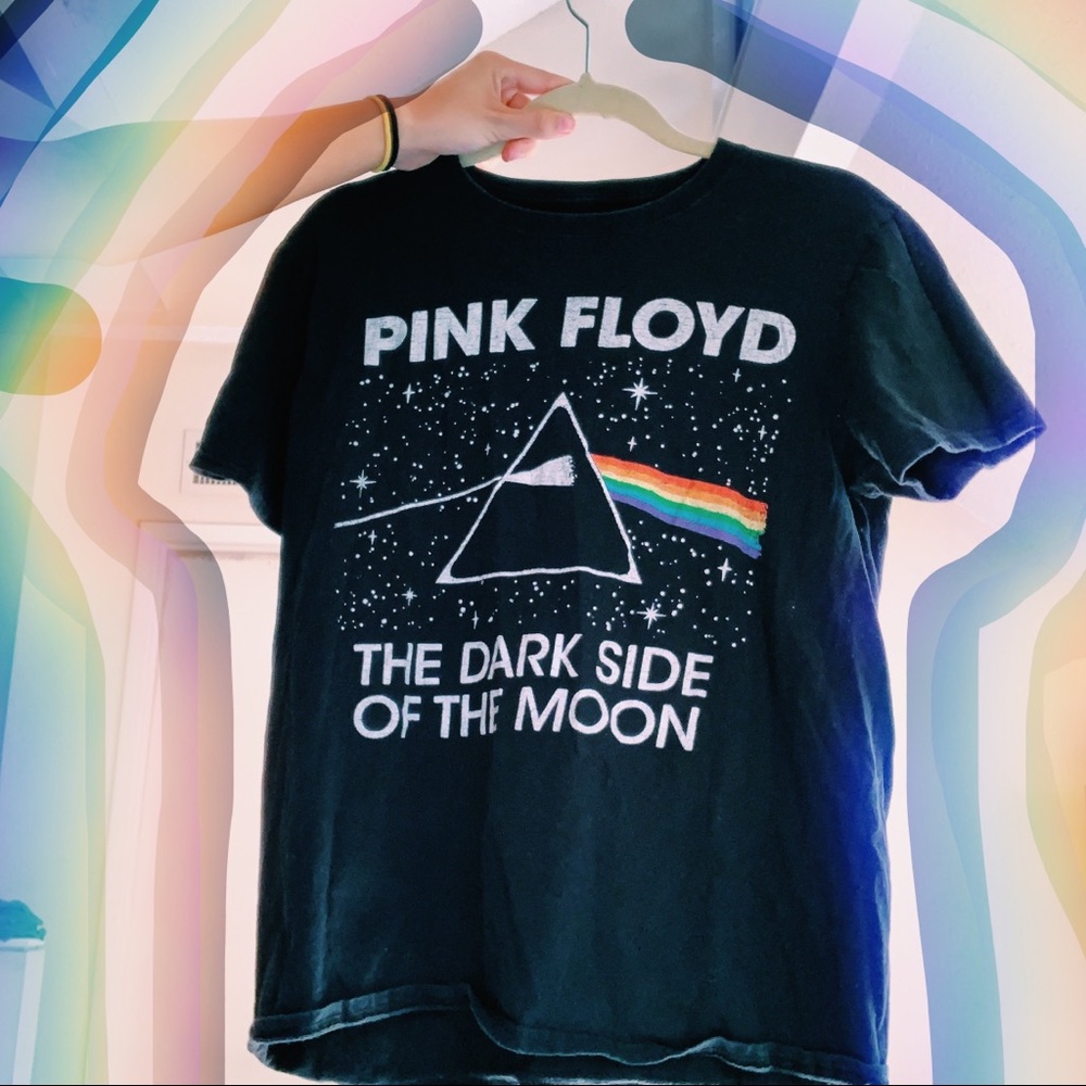 💛PINK FLOYD band tee dark side of the moon tshirt